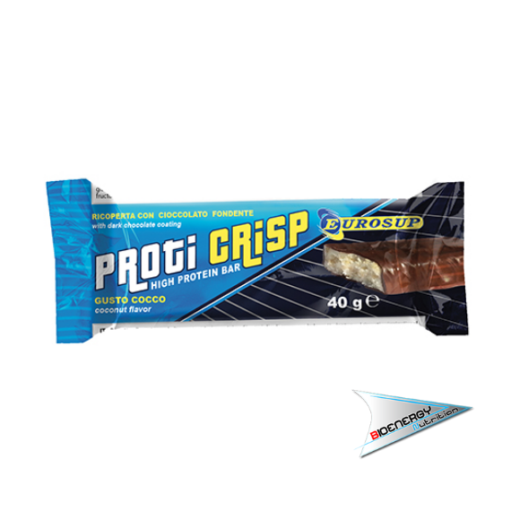 Eurosup-PROTI CRISP (Conf. 20 barrette da  40 gr)   Cocco  